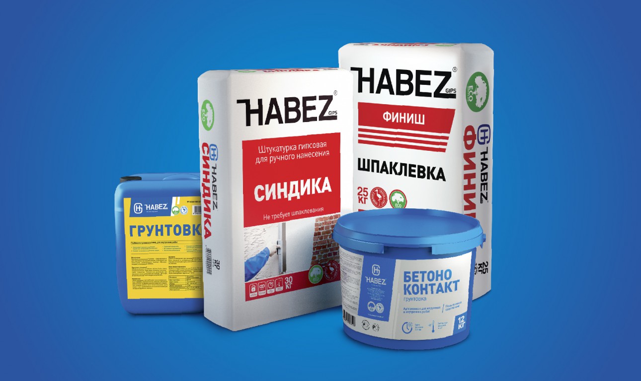 Упаковка для отделочных материалов HABEZ GIPS